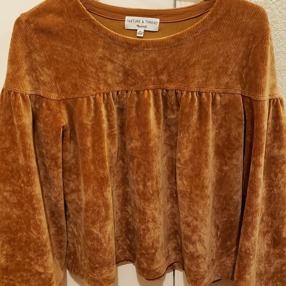 Texture and Thread by Madewell Corduroy Swing Top